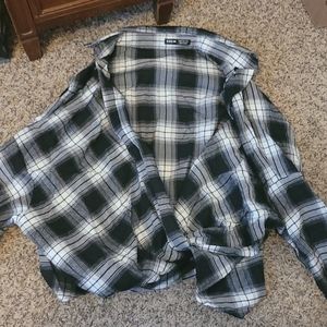 Plaid long sleeve shirt
